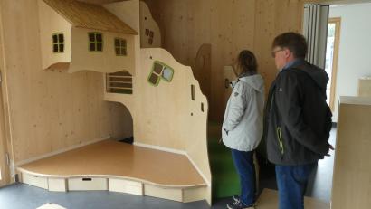 Bild: rn
Kletterhaus mit viel „Fensterblicken“.