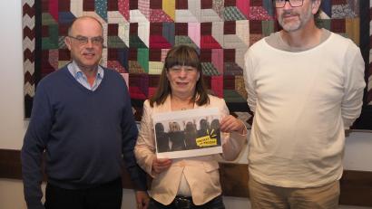 Bild: Christoph Beck/exb
Die bestätigte Vorstandschaft: Kassier Christoph Beck, Gruppensprecherin Barbara Beck und ihr Stellvertreter Willi Rester (von links).