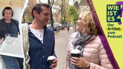 Bildmontage: Marina Gube
Der Oberpfälzer André Großer und Eva aus NRW sind unsere Gäste in Folge 22.