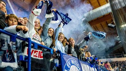 Bild: Elke Englmaier
Die Fans der Blue Devils dürfen sich freuen: Beim Familientag am Sonntag wird viel geboten sein.