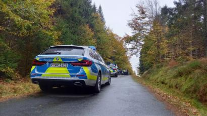Bild: Polizeipräsidium Oberpfalz/exb
Bei einer grenzüberschreitenden Übung wurden zwei Vermisste gesucht.