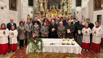 Bild: Pfarrei Ebnath/exb
Mit einem gemeinsamen Gottesdienst und anschließendem Essen feierten Ehepaare ihre Ehejubiläen.