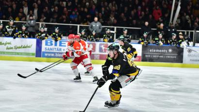 Archivbild: SignaLight
Der ERSC Amberg gastiert am Freitag beim TSV Peißenberg. Marco Pronath bestreitet sein erstes Pflichtspiel in dieser Saison.