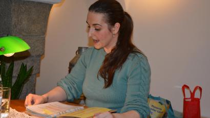 Bild: jr
Autorin Yvette Eckstein las aus ihrem zweiten Buch in Konnersreuth vor.