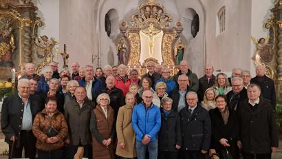 Bild: Wolfgang Dobler/exb
Gottesdienst zum Ehejubiläum in der Pfarreiengemeinschaft Püchersreuth/Wurz.