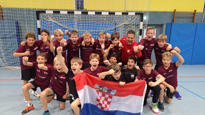 Bild: Teplitzky/exb
Die D-Jugend des HV Oberviechtach kämpft am Samstag in der Münchener Olympiahalle um den Einzug ins Finale der Mini-EM.