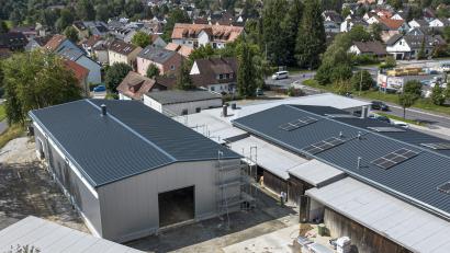 Bild: fph
Die 450 Quadratmeter große neue Halle wurde im September fertiggestellt.