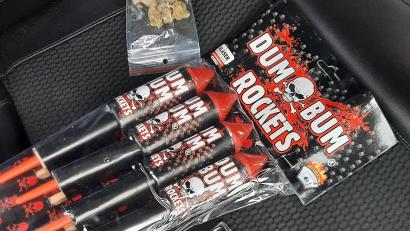 Symbolbild: Bundespolizei
Verbotene Silvesterraketen stellte die Polizei in Waldsassen sicher.