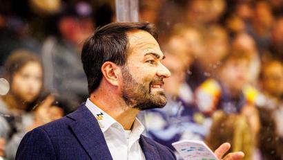 Archivbild: Werner Moller
Sebastian Buchwieser, Trainer der Blue Devils Weiden.