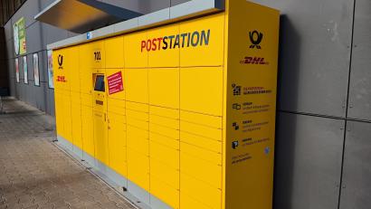 Bild: Caroline Keller
Die Deutsche Post und DHL bieten in Nabburg eine neue Poststation an.