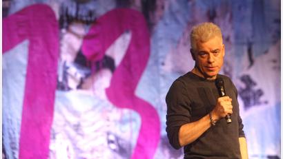 Bild: Hirsch
Komiker Michael Mittermeier gastiert mit seinem neuen Programm "#13" vor 650 Besuchern in der Nabburger Nordgauhalle.