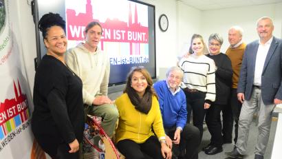 Bild: Kunz
Die Vorstandschaft des Vereins "Weiden ist bunt".