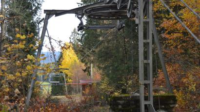 Bild: dob
Der Skilift am Fahrenberg im herbstlichen Gewand. Wie geht es in zwei Jahren weiter?