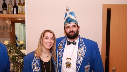 Bild: egl
Das Prinzenpaar Lisa I. und Christopher I.