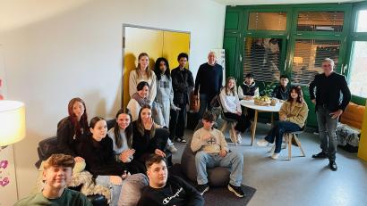 Bild: pad
Die Schüler sind stolz auf ihren eigenverantwortlich umgestalteten Gruppenraum.