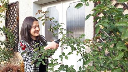 Bild: pz
Die Arbeit in der Natur und speziell in der Umweltstation macht Christina Steger großen Spaß. In ihren erlernten Beruf möchte sie nicht mehr zurück.