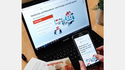 Bild: Yvonne Busch (ZEN)/exb
Heizkosten online berechnen, das ist mit dem neuen Heizspiegel möglich.