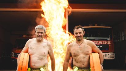 Bild: Georg Hirmer
Der Lieblingsmonat von Hobby-Fotograf Georg Hirmer zeigt die beiden Vorstände Andreas Albrecht und Josef Meißner bei einem besonderen "Einsatz".