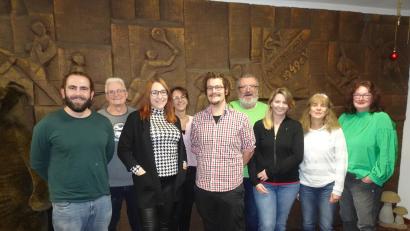 Bild: stn
Die neu gewählte Vorstandschaft mit Vorsitzendem Felix Steiner (Fünfter von links).