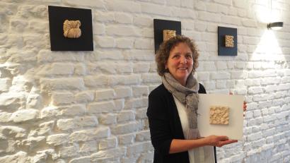 Bild: krb
Holzkunstwerke im Kaffeekollektiv.