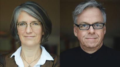 Bildmontage: Gesine Dornblüth und Thomas Franke/exb
Gesine Dornblüth und Thomas Franke sprechen in Amberg über "Russlands toxische Gesellschaft".