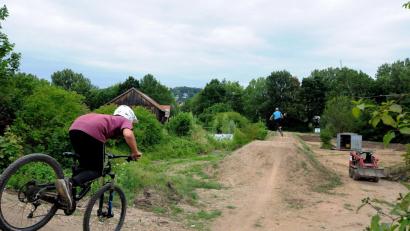 Archivbild: Stephan Huber
Der Dirt-Park in Amberg. Eine ähnliche Anlage - ohne den Luxus "Pumptrack" - soll nun auch Weiden bekommen.