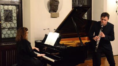 Bild: Kunz
Thorsten Johanns und Diana Ketler beim Kammermusikabend im Alten Rathaus.
