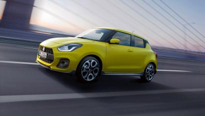 Bild: Suzuki/dpa
Sportiver Auftritt: Das Design des kleinen Suzuki passt durchaus zum spritzigen Namen Swift.