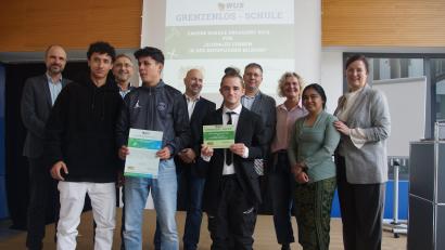 Bild: Trepesch/exb
Das Berufliche Schulzentrum Oskar von Miller I ist die erste "Grenzenlos"-Schule im Landkreis Schwandorf.