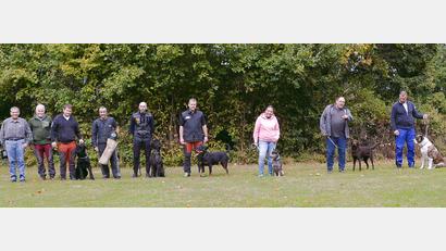 Bild: Sonja Zühlke/exb
Seine Leistungsprüfung für Herbst hielt der ADRK auf dem Hundeplatz in Nabburg.