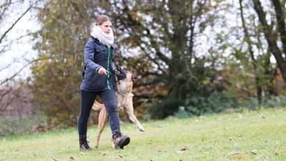 Bild: pi
Vorsitzende Tanja Werner war mit ihrem "Don-Vito" bei der Prüfung.