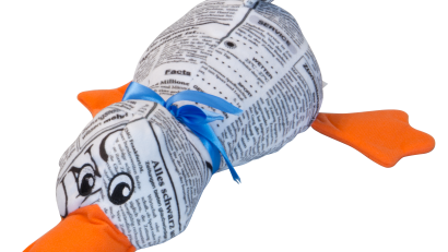 Bild: Senner Medien GmbH &amp; Co. KG
Paula Print als Plüschtier