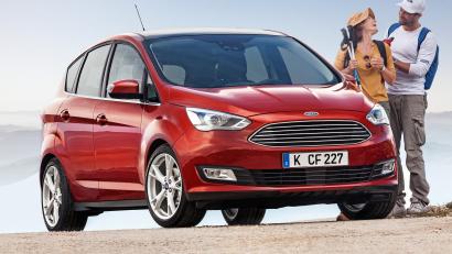 Bild: Ford/dpa
Kompakte Form und variable Nutzung: So etwas erhoffen sich Käuferinnen und Käufer von Vans wie dem Ford C-Max.