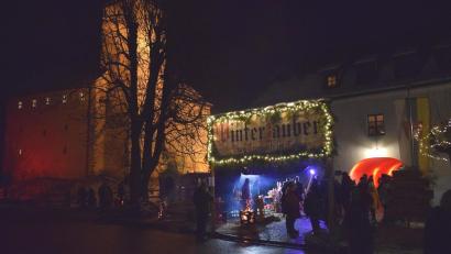 Bild: bnr
Der "Winterzauber auf der Burg Trausnitz" lockt viele Besucher an.