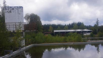 Bild: ld
Der Zahn der Zeit hat arg genagt an Beton und Holz. Einige Schandflecke sind vom dichten Bewuchs überdeckt.