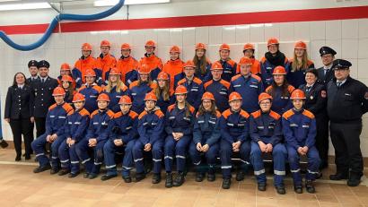 Bild: Alexander Winter/exb
Sie meistern den Wissenstest: Im Bild die erfolgreichen Teilnehmer aus den Feuerwehren Kulz, Thanstein und Dautersdorf.