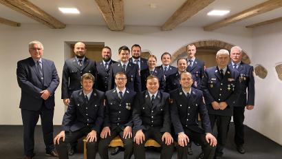 Bild: Irlbacher/exb
Ein neuer Vorstand führt die Feuerwehr Pamsendorf.