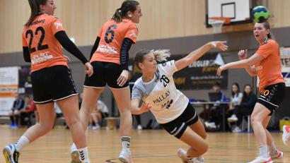 Archivbild: A. Schwarzmeier
Die Handballerinnen des HC Weiden, hier im Spiel gegen Amberg, tragen ihre Partien in der Realschulturnhalle aus. Das kostet den Club künftig wesentlich mehr Geld.