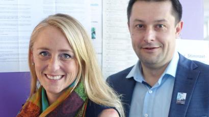 Archivbild: Josef Wieder
Ehepaar und Stadtratskollegen: Maria Sponsel und Stephan Gollwitzer sind Eltern geworden.