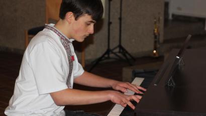 Bild: kro
Großartig spielte der 13-jährige gebürtige Ukrainer Arthur Romanenko das Klavier.