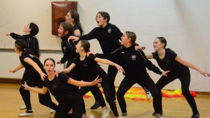 Bild: Kunz
Die Jugendgarde tanzt wie "Phoenix aus der Asche".