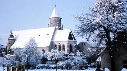 Bild: Bernd Thurn/exb
Der Heimatkalender wartet unter anderem auch mit einer Winteridylle auf.