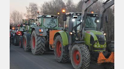 Bild: jr
Bauern protestieren in der Oberpfalz gegen Ampel-Pläne.