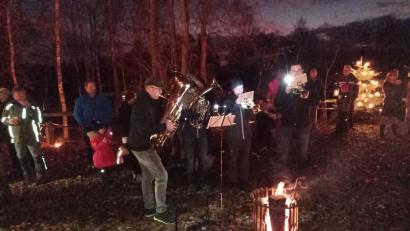 Bild: fpoz
Die Waldweihnacht am Hammerrang lockte wieder viele Besucher an.