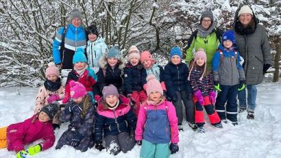 Bild: le
Die Winterwanderung nach Haupertsreuth war für die Flosser Gartenkrähen in diesem Jahr noch einmal der große Höhepunkt.