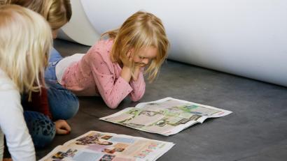 Bild: Martin Zimmer
Große Augen machen die Kleinen bei der Herstellung unserer Kinderzeitung im Druckzentrum von Oberpfalz-Medien.