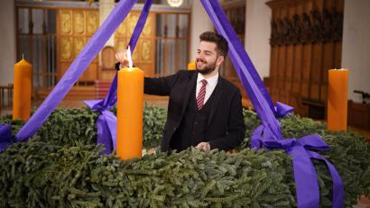 Bild: Thomas Steinherr
Vinzenz Doering im Liebfrauendom in München. Der ehemalige Wutschdorfer Kirchenchorleiter ist jetzt Assistent der Dommusik in München.