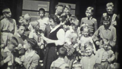 Bild: Archiv BRK Waldsassen/exb
Der Waldsassen-Film aus dem Jahr 1957 ist eine echte Rarität. Initiiert wurden die Aufnahmen von der Sanitätskolonne.