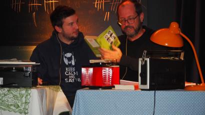 Bild: krb
Einen ungewöhnlichen Nostalgie-Abend bieten Florian Wein und Markus Pleyer