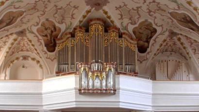 Archivbild: hbl
Prospekt der Jann-Orgel der Stadtpfarrkirche Neustadt.
